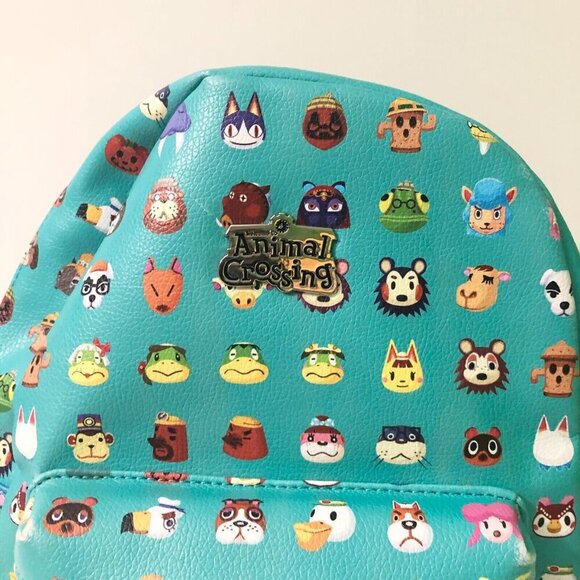 2021 Bioworld Animal Crossing Character Mini Backpack Bag Nintendo Scuffs - Picture 2 of 16